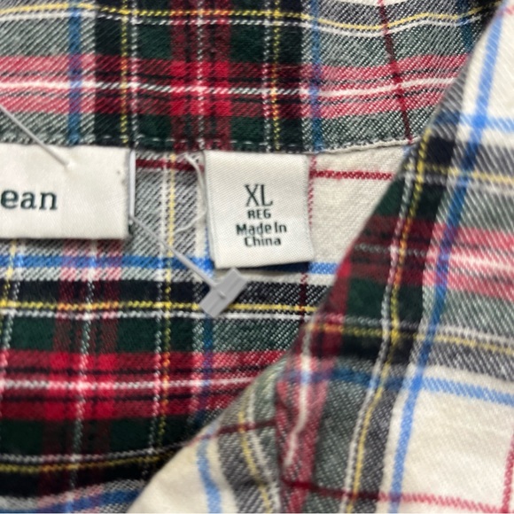 L.L. Bean Womens Plaid Flannel Pajamas Set 100% Cotton - Size XL - Picture 6 of 6
